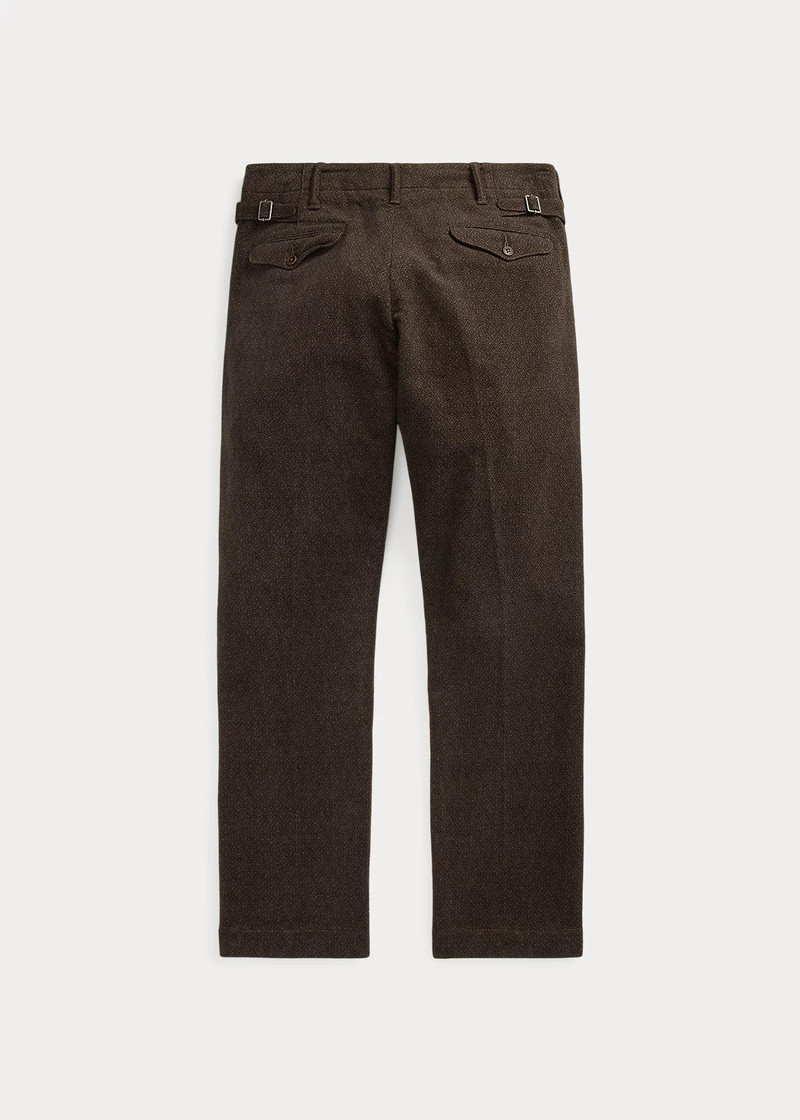Diamond-Print Moleskin Officer’s Pant 7