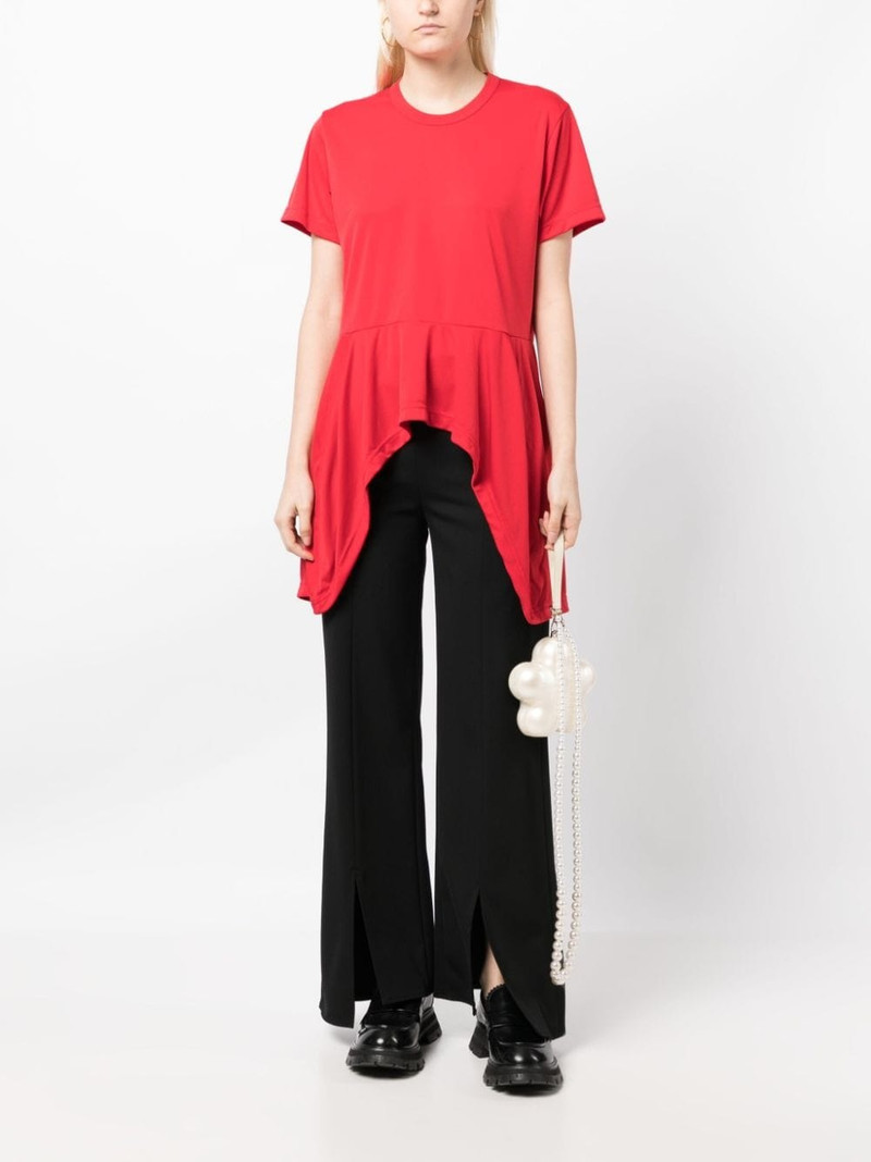 Comme Des Garçons high-low hem panelled T-shirt outlook