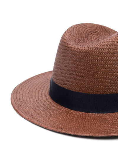 rag & bone interwoven ribbon-band Panama hat outlook