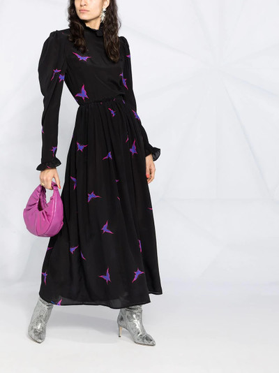 MSGM butterfly edwardian style dress outlook