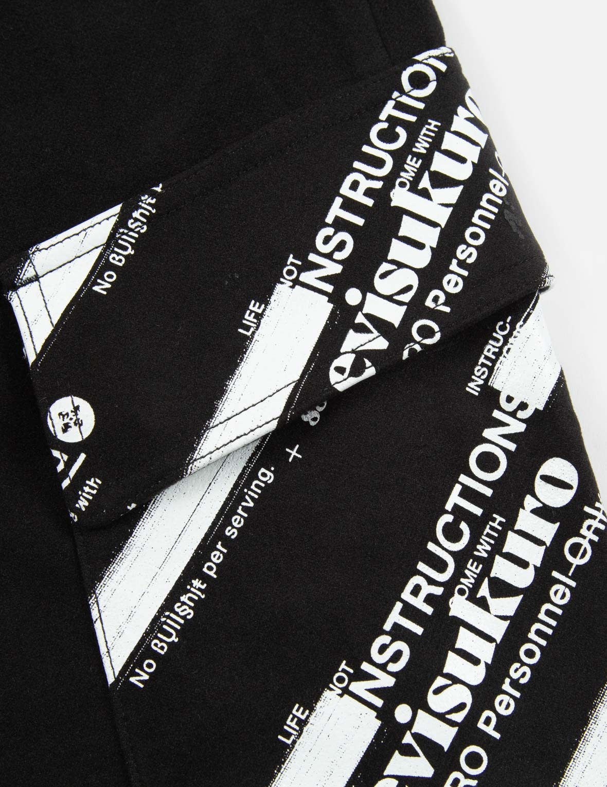Logo Printed Pannels Cargo Pants - 11