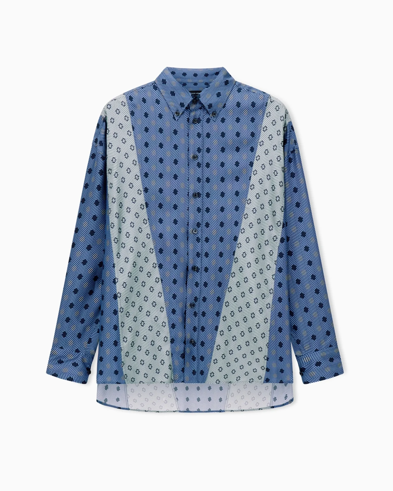 PURE SILK TWILL SHIRT - 1