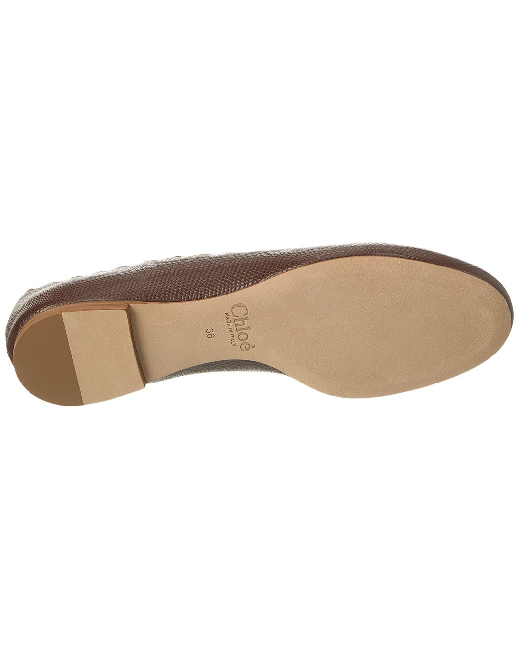 Chloé Lauren Scalloped Leather Ballerina Flat - 4