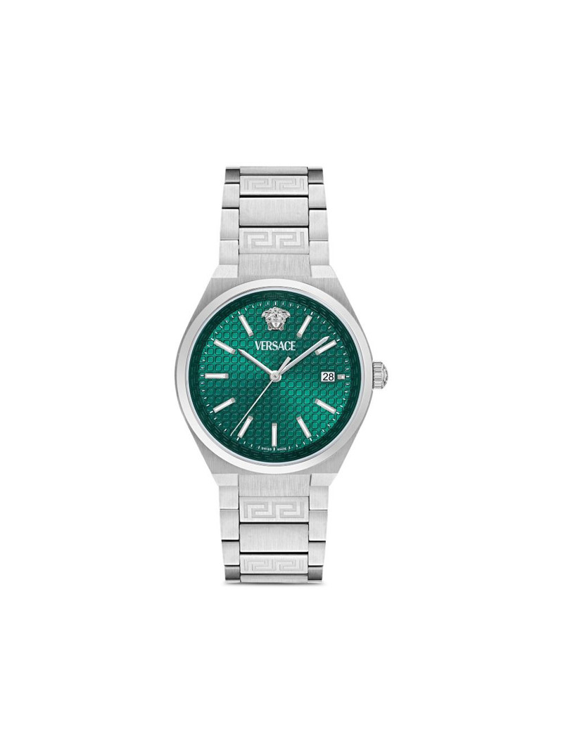 Steel Greek Key 39mm 1