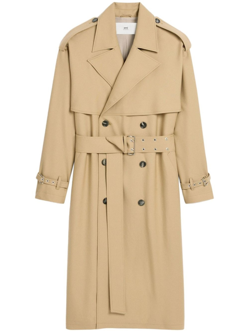 virgin wool trench coat 1