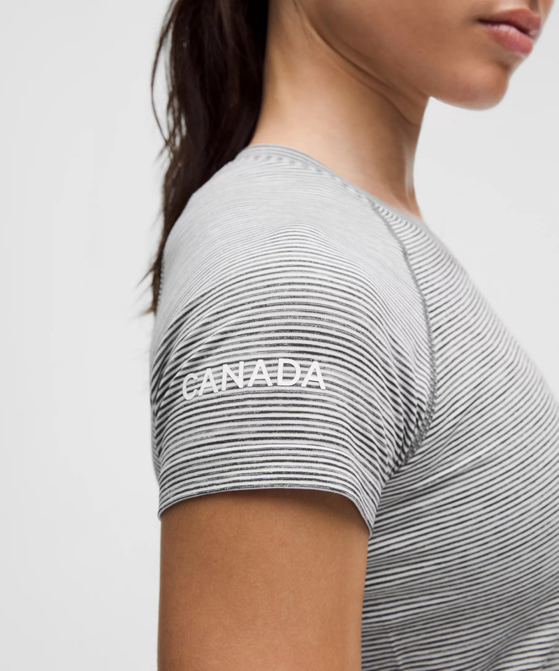 Team Canada Swiftly Tech Short-Sleeve Shirt 2.0 Hip Length *CPC Logo 7