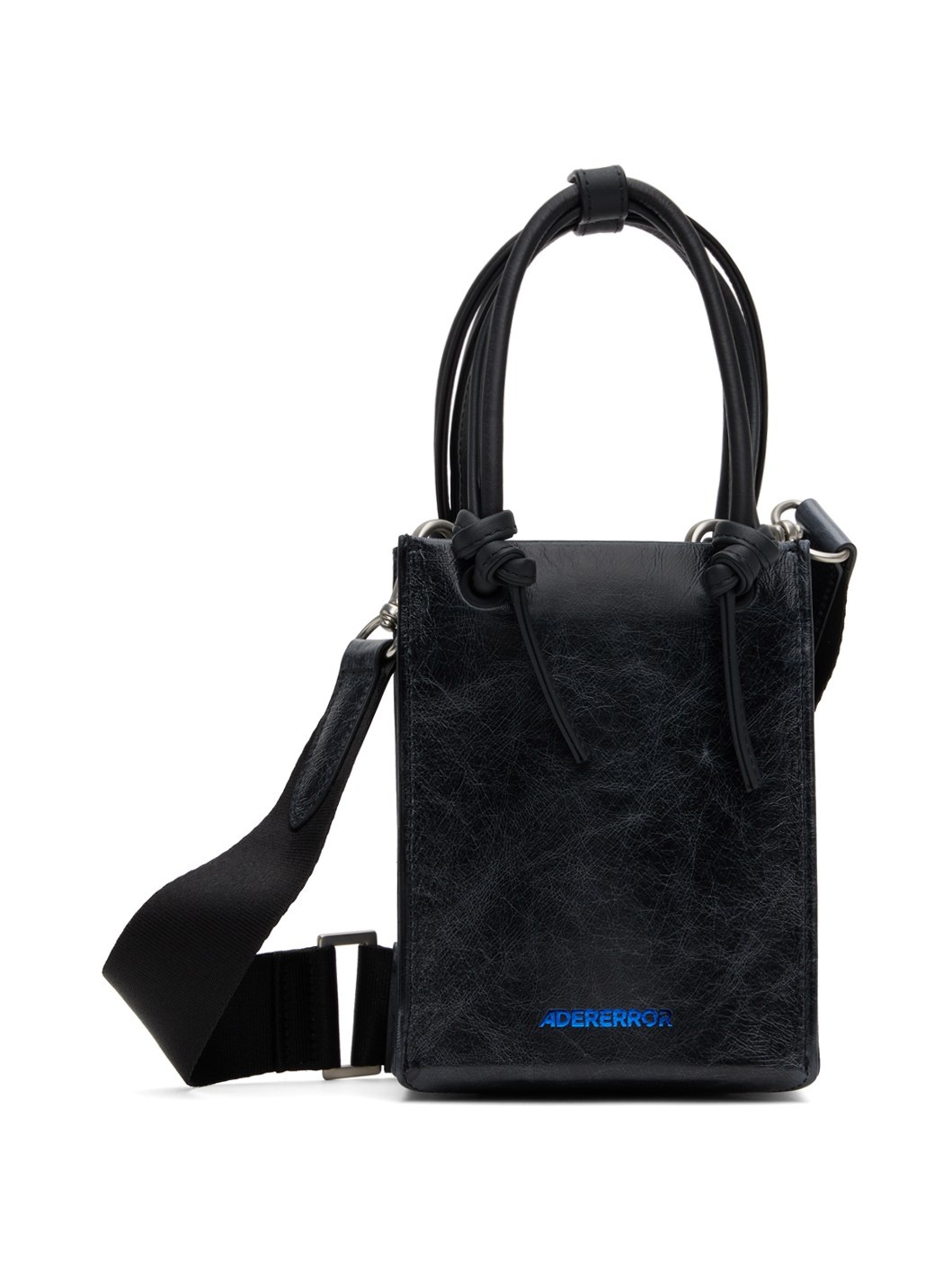 Black Mini Shopping Shoulder Bag - 1