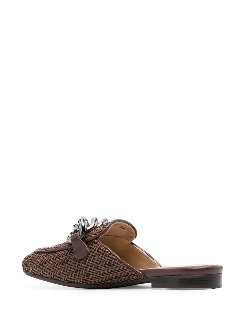 chain-detail slip-on mules 3