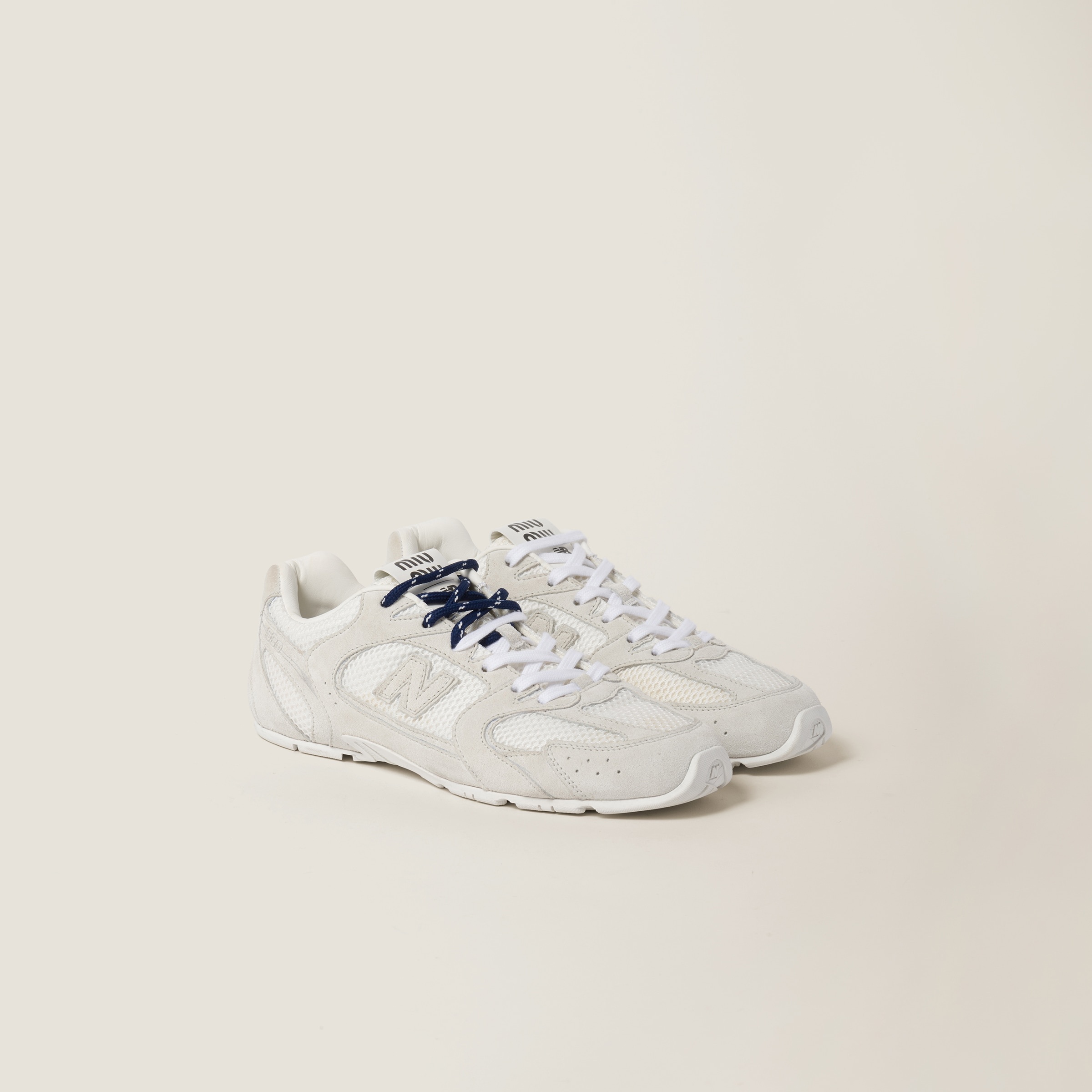 New Balance X Miu Miu 530 SL suede and mesh sneakers - 1