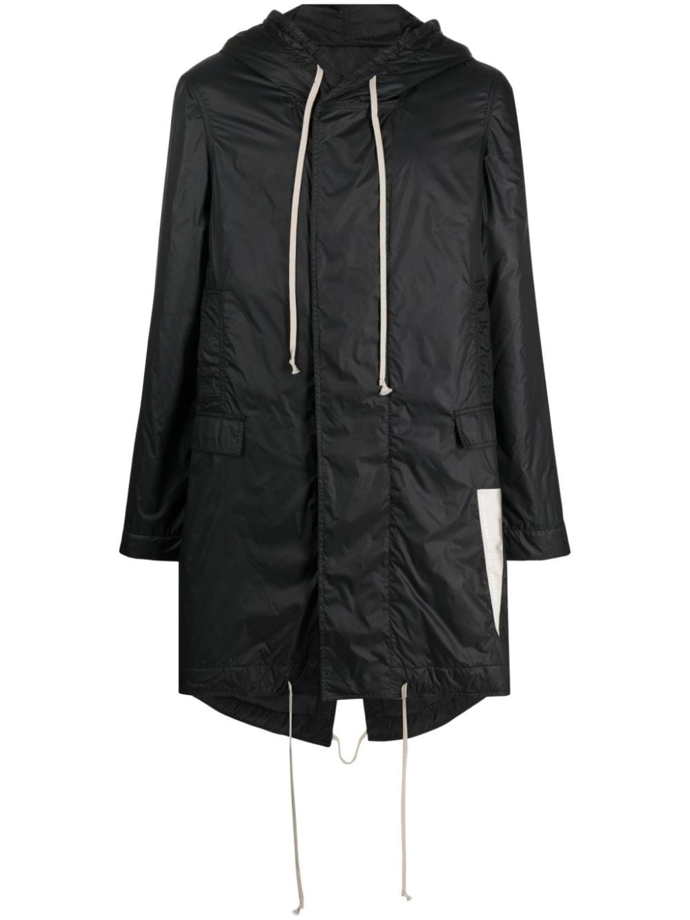 fishtail hooded raincoat - 1