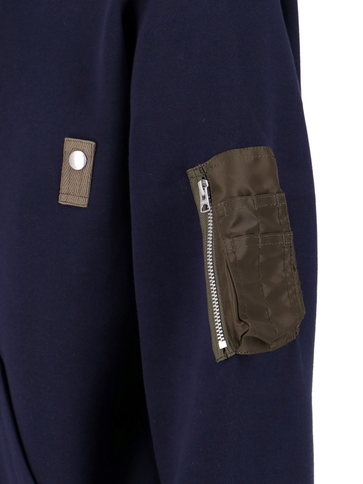 TWO-TONE ZIP SWEATSHIRT - 3
