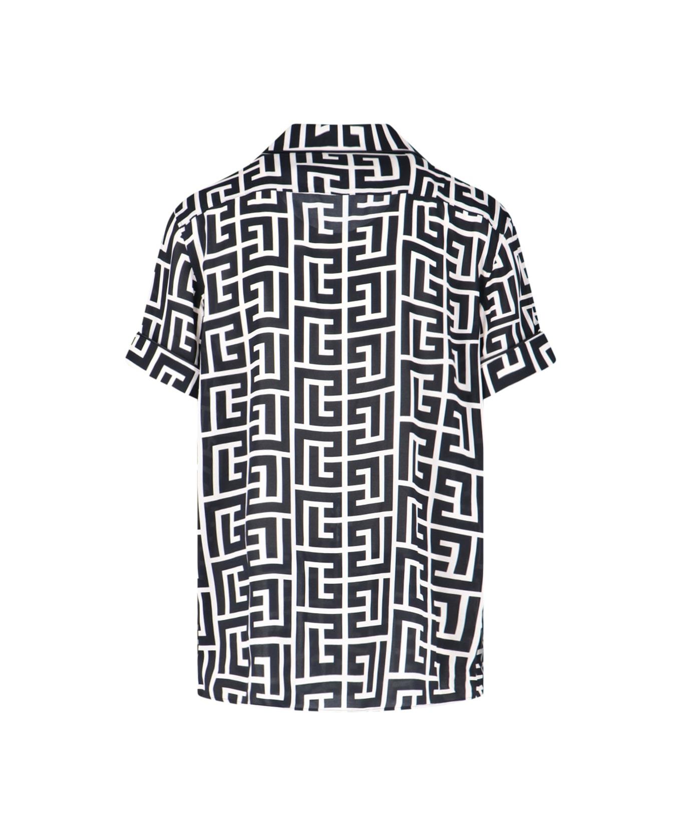'monogram' Viscose Shirt - 2