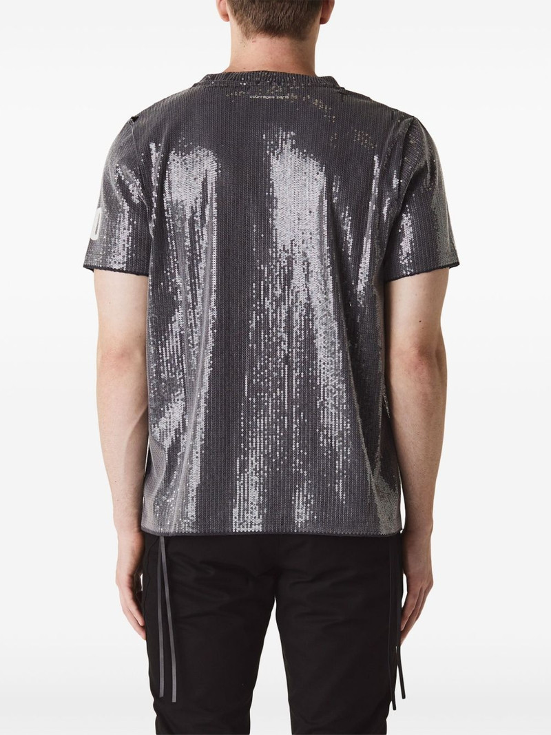 embroidered distressed T-shirt 3