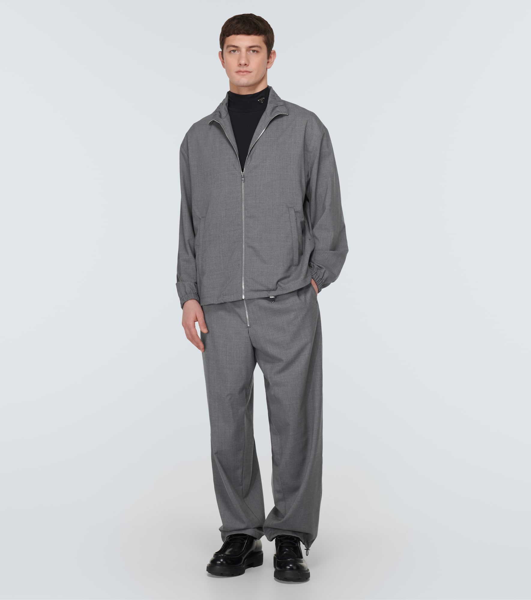 Virgin wool blouson jacket - 2