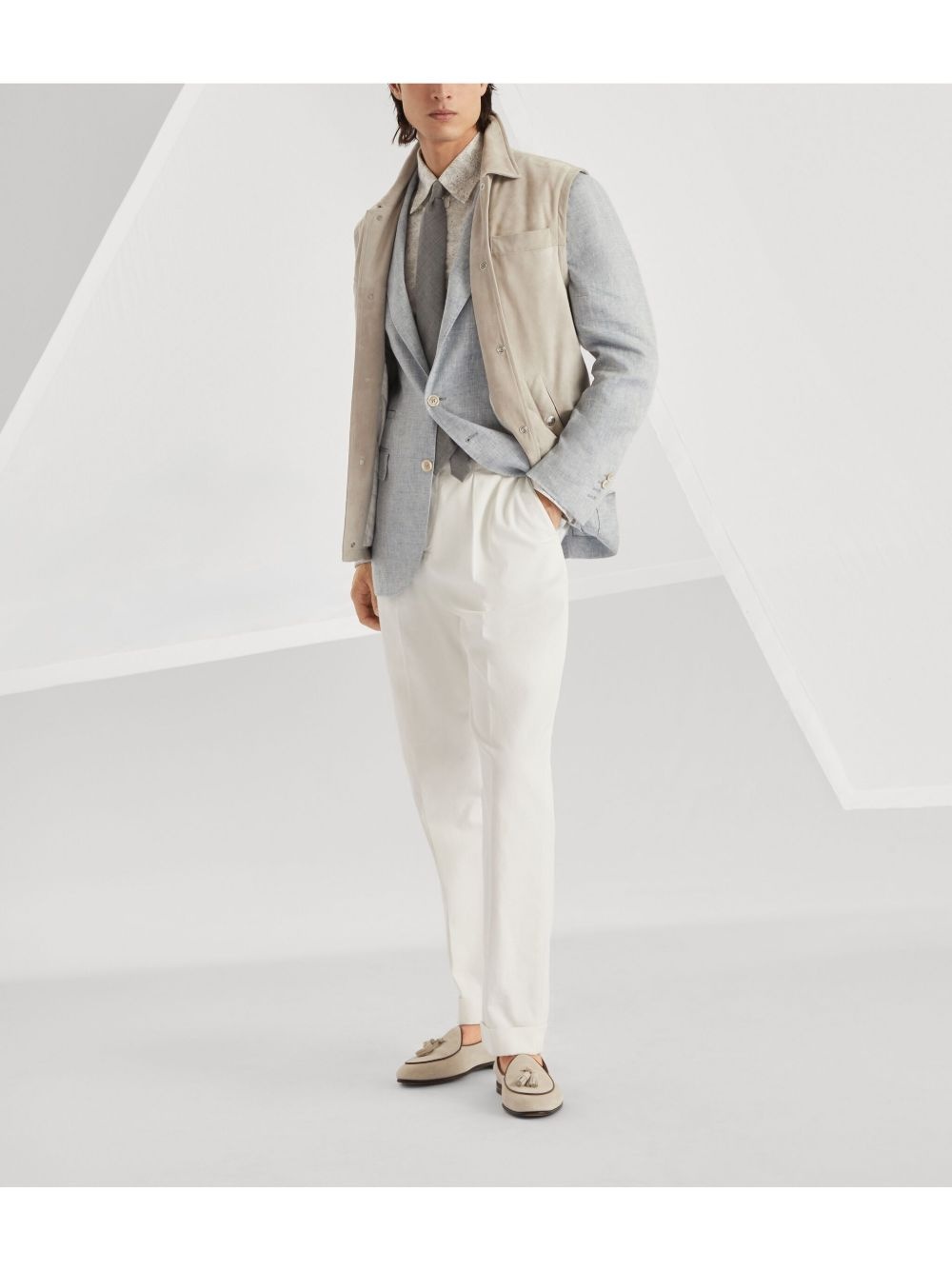 linen blazer - 2