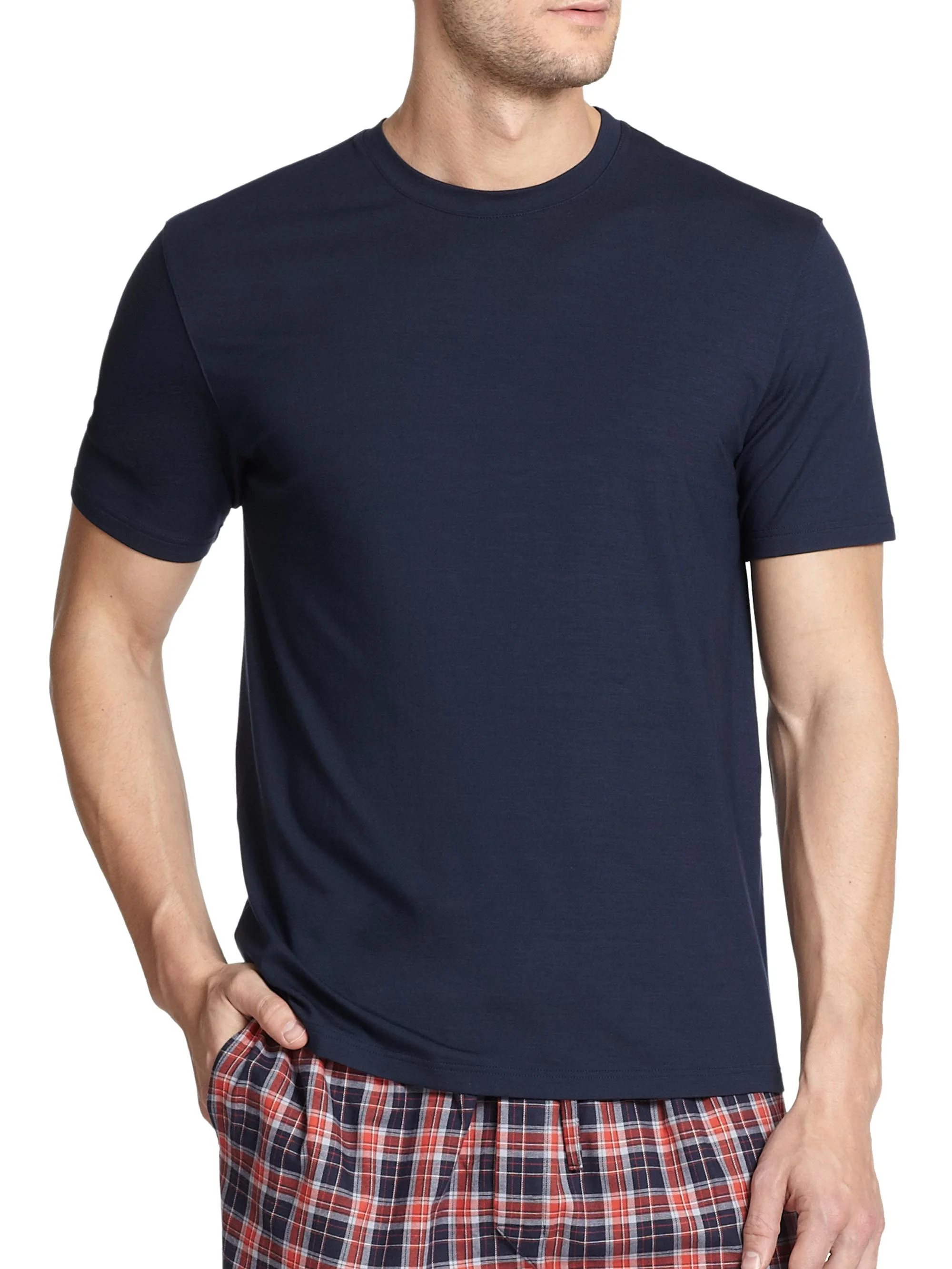 Crewneck Tee - Navy - 1