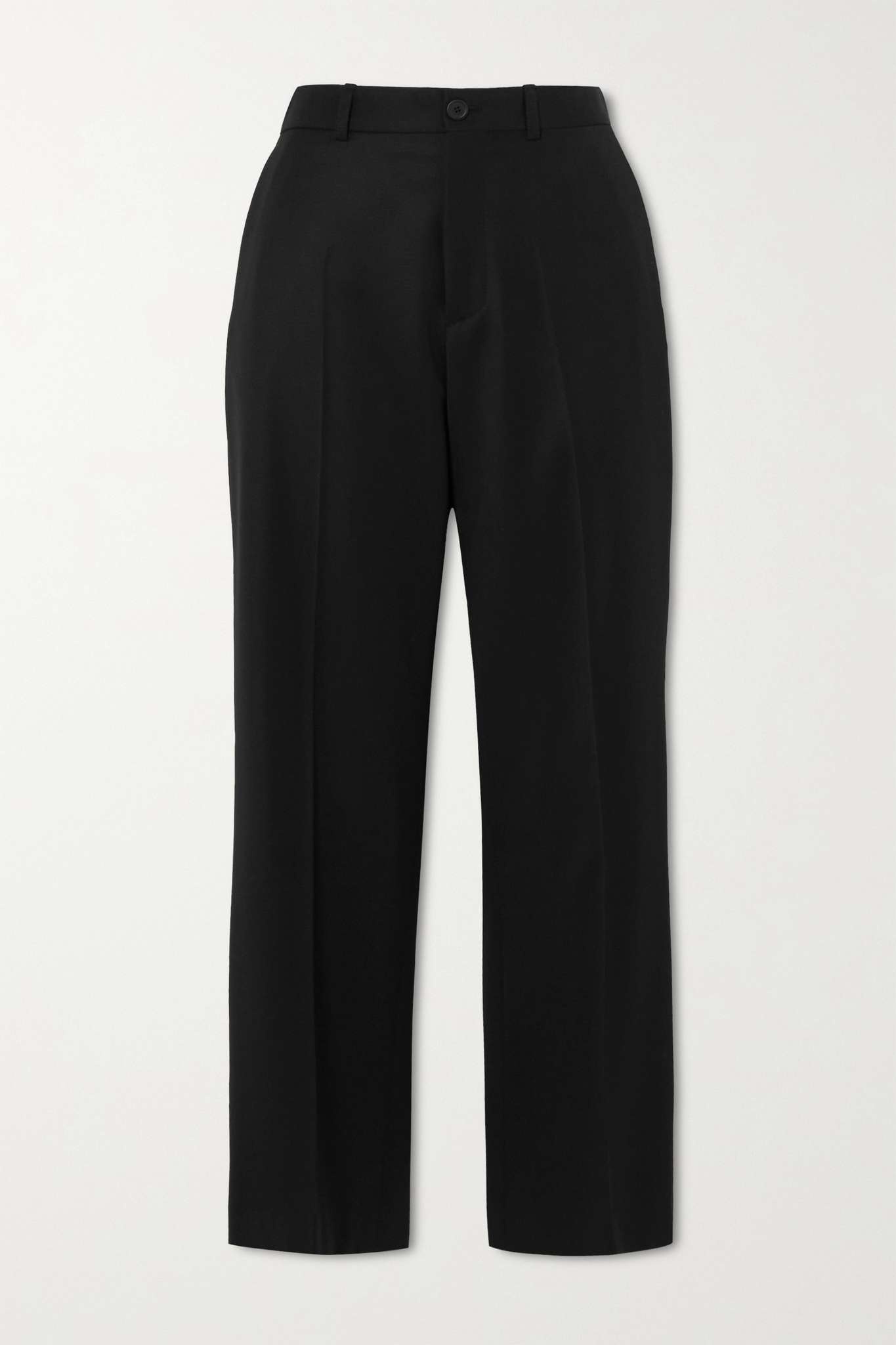 Wool straight-leg pants - 1