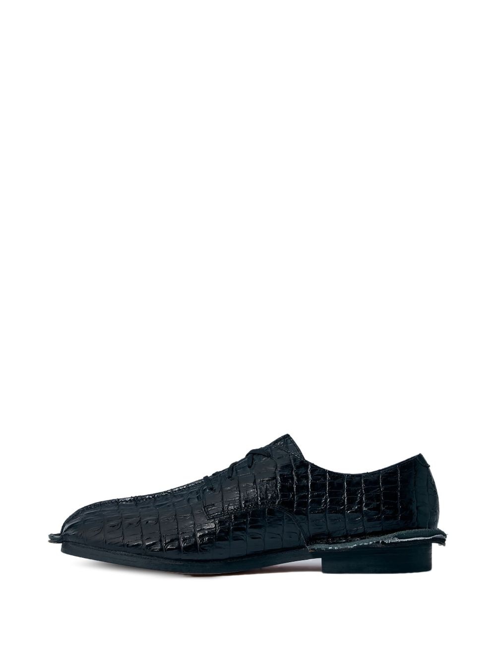 x Clarks croc-embossed derby shoes - 3