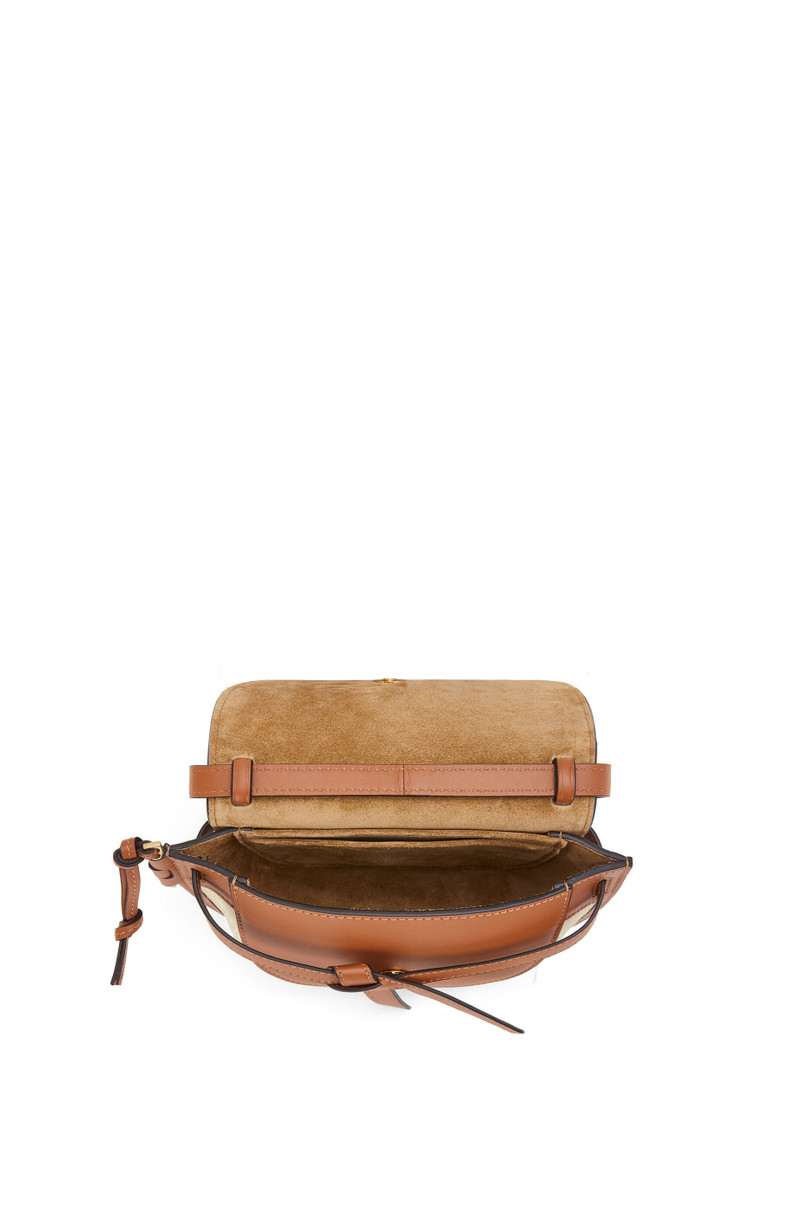 Mini Gate Dual Anagram bag in jacquard and calfskin 6