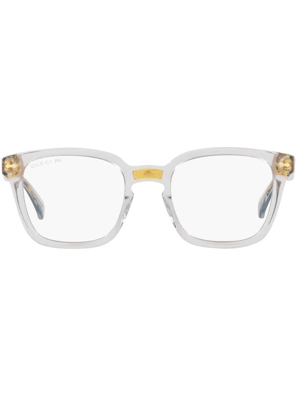 GC001837 gold-trim optical glasses - 1