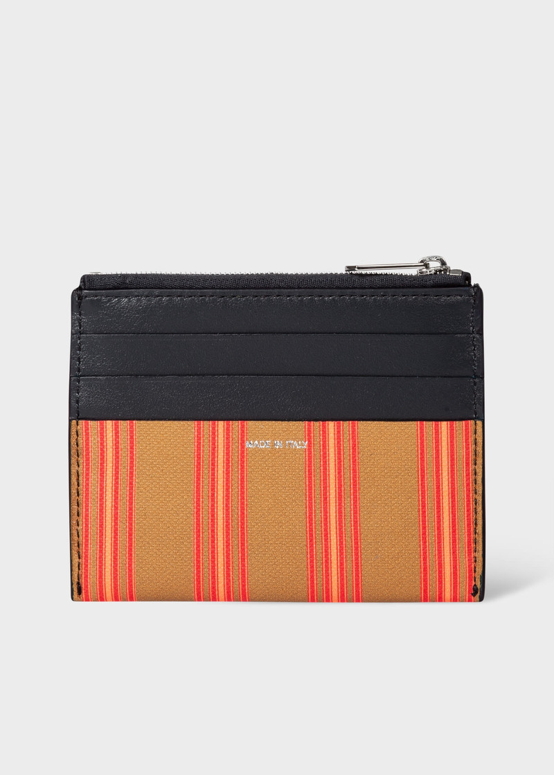 Paul Smith Patchwork Stripe Zip Wallet outlook