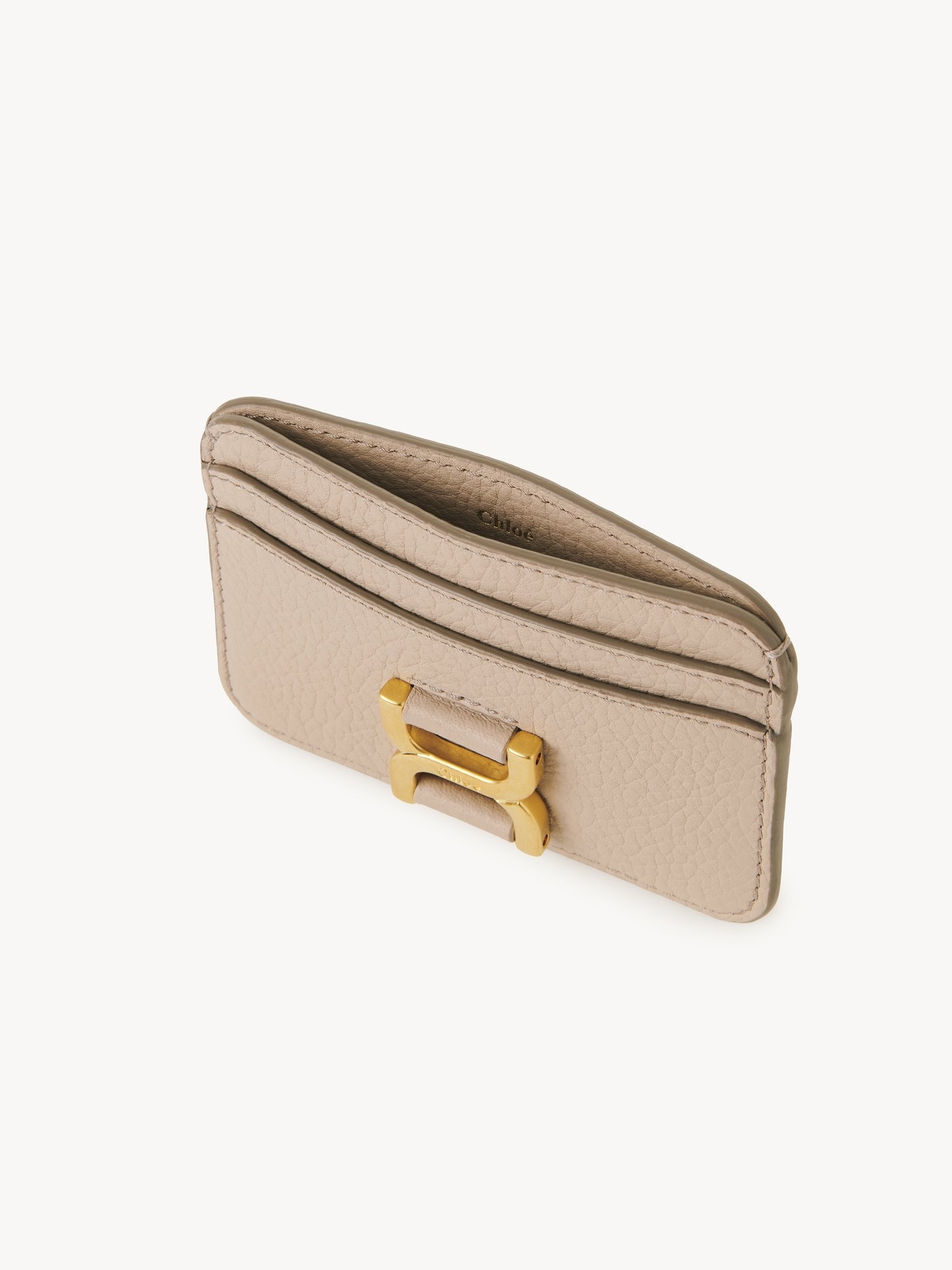 MARCIE CARD HOLDER IN GRAINED LEATHER - 3