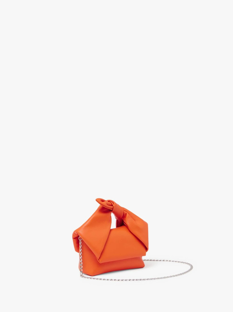JW Anderson SMALL BOW TWISTER - LEATHER TOP HANDLE BAG outlook