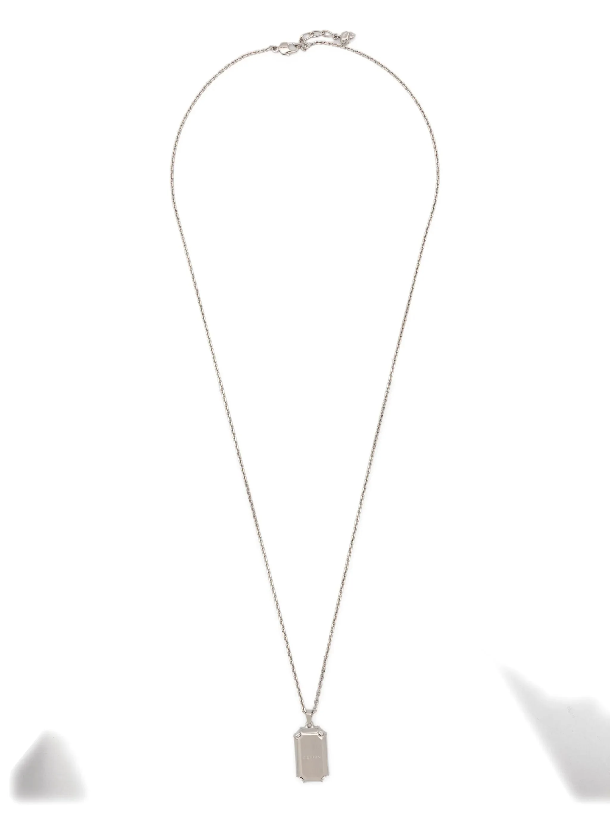 Alexander Mcqueen Engraved Logo Necklace - 1