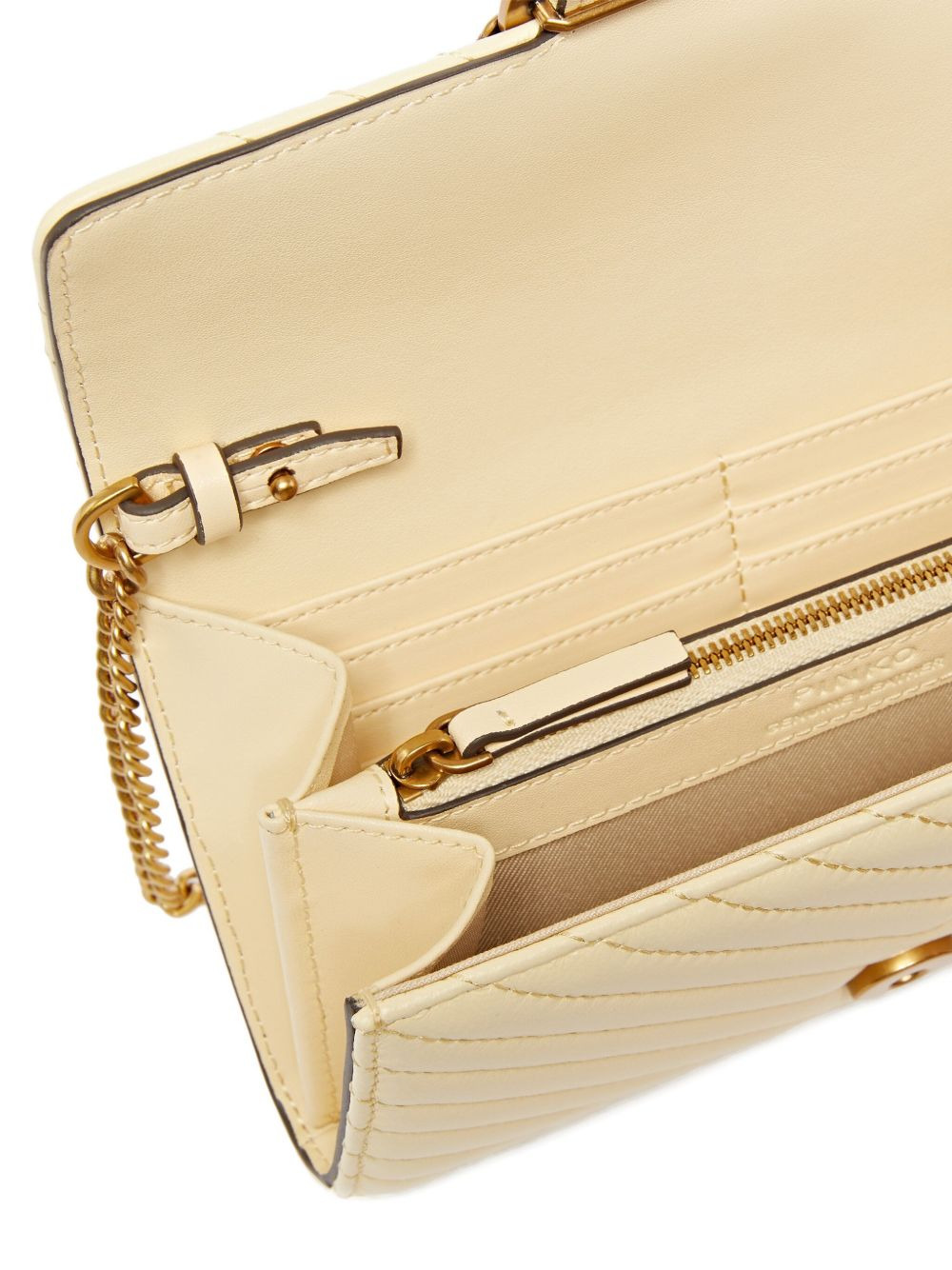 mini Love Bag quilted bird-embellished shoulder bag - 4