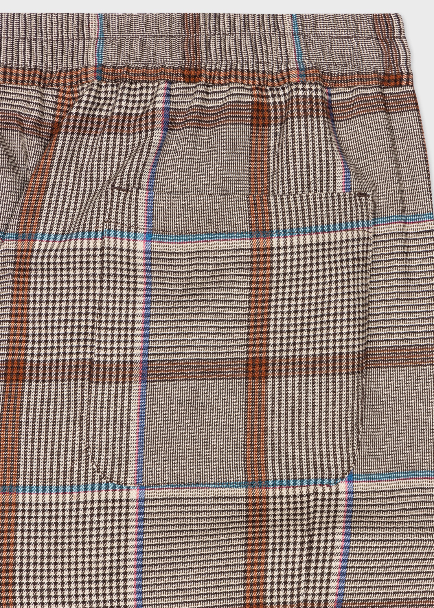 Wool 'Prince of Wales Check' Wide Leg Suit - 6