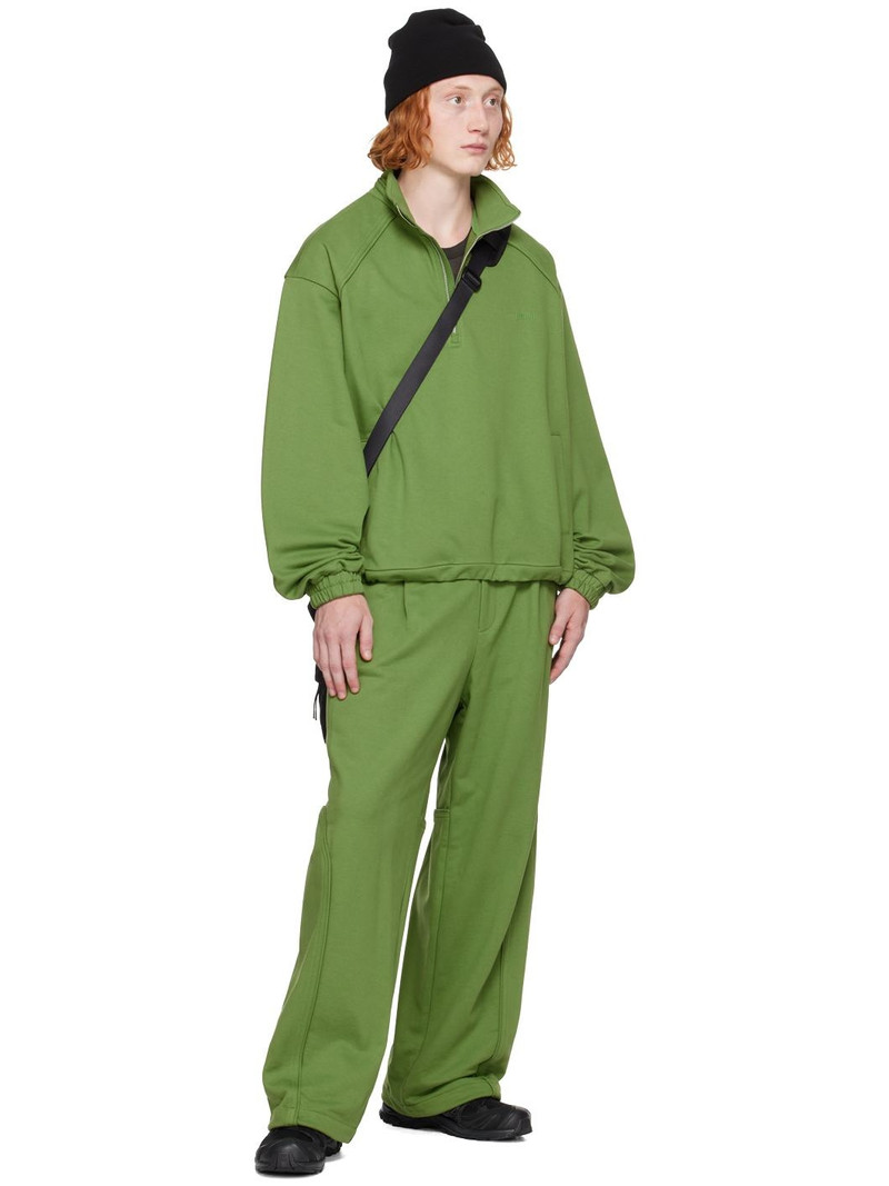 JUUN.J Green Cotton Sweatpants outlook