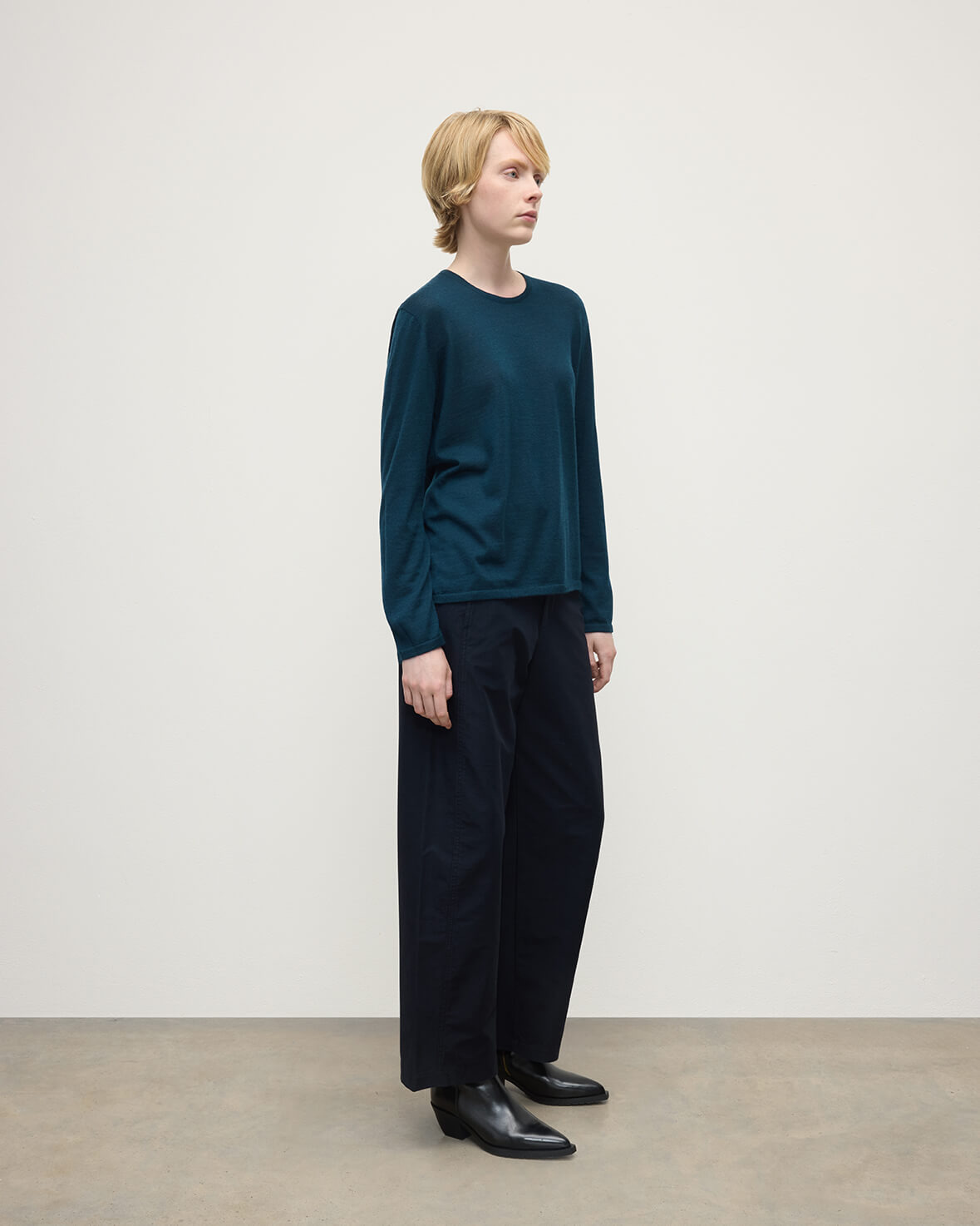 Superfine Cashmere Green Jumper - 3