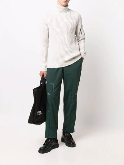 C.P. Company roll-neck ribbed-knit jumper outlook