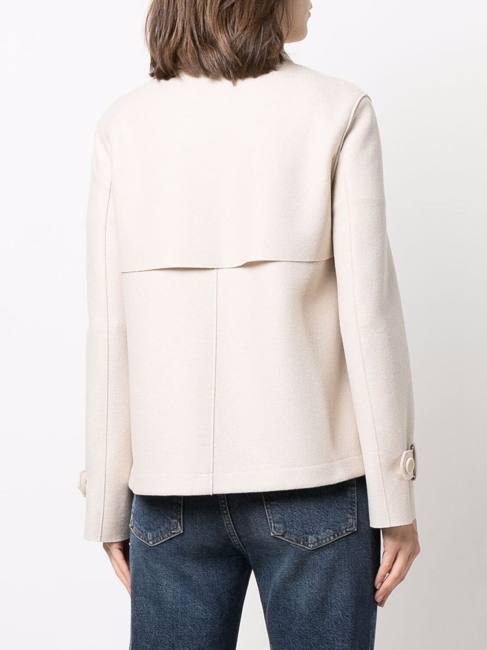 double-breasted button jacket - 4