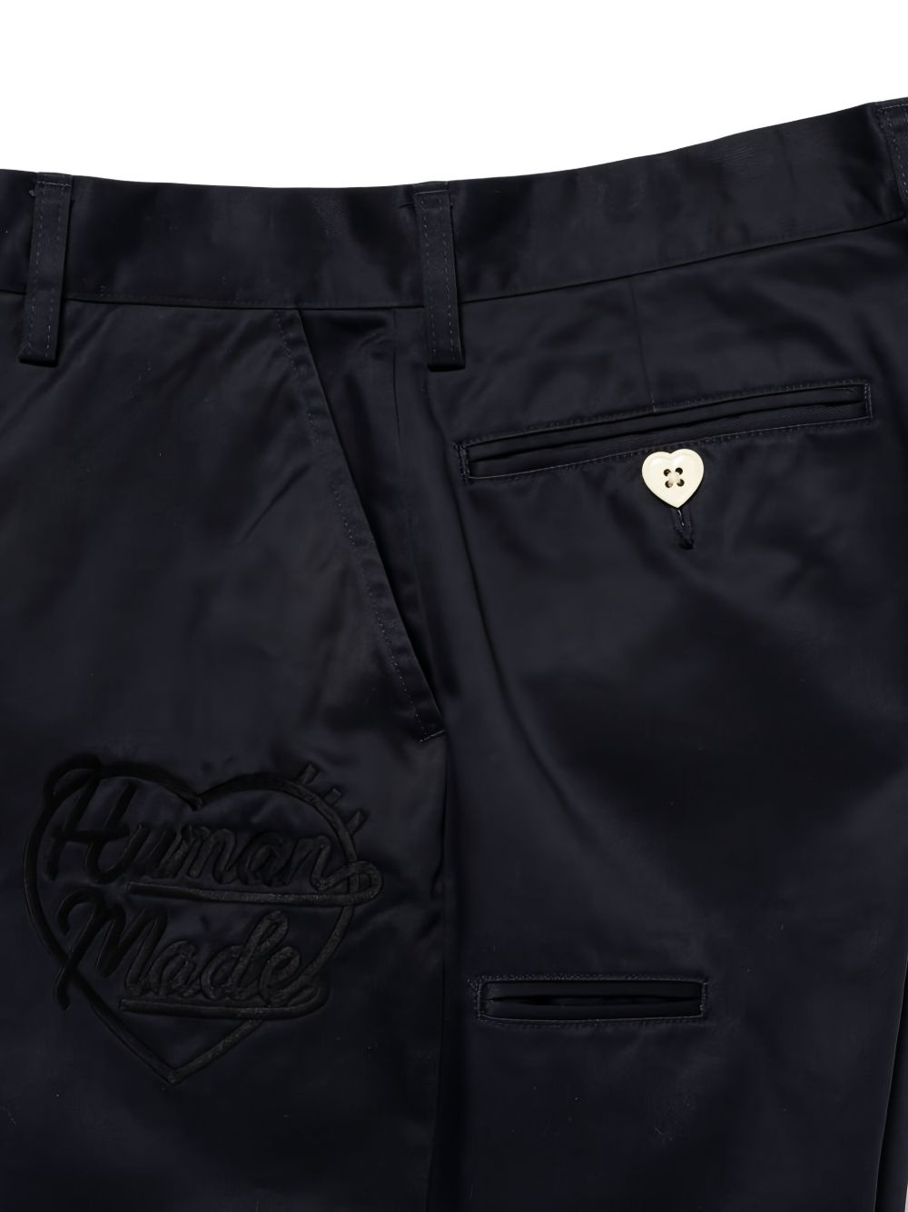 logo-embroidered trousers - 4