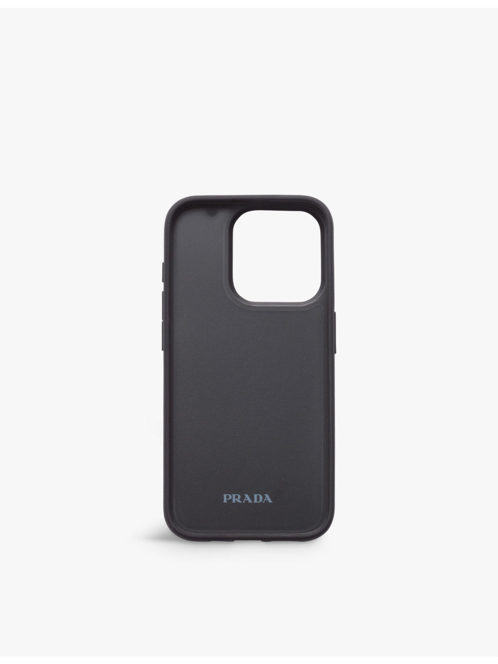 Brand-plaque saffiano leather iPhone 15 Pro - 3