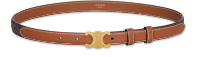 CELINE Small Triomphe Belt In Triomphe Canvas And Calfskin outlook