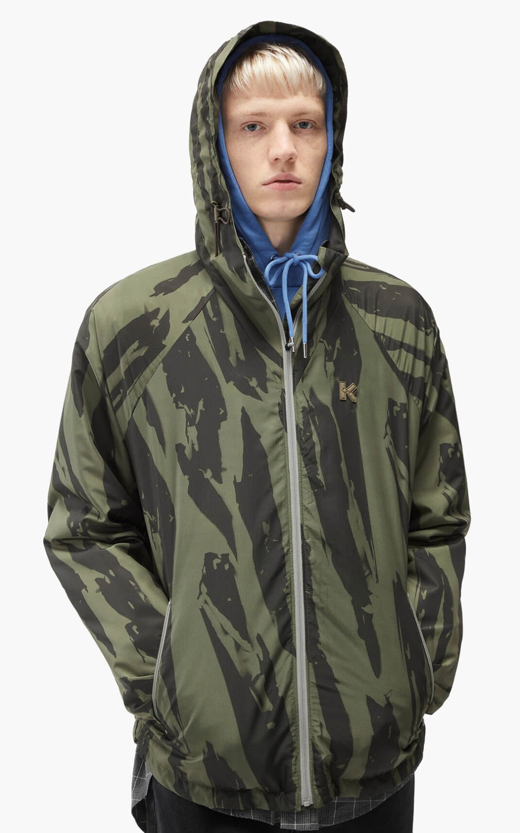 'Pleat Camo' windbreaker - 2