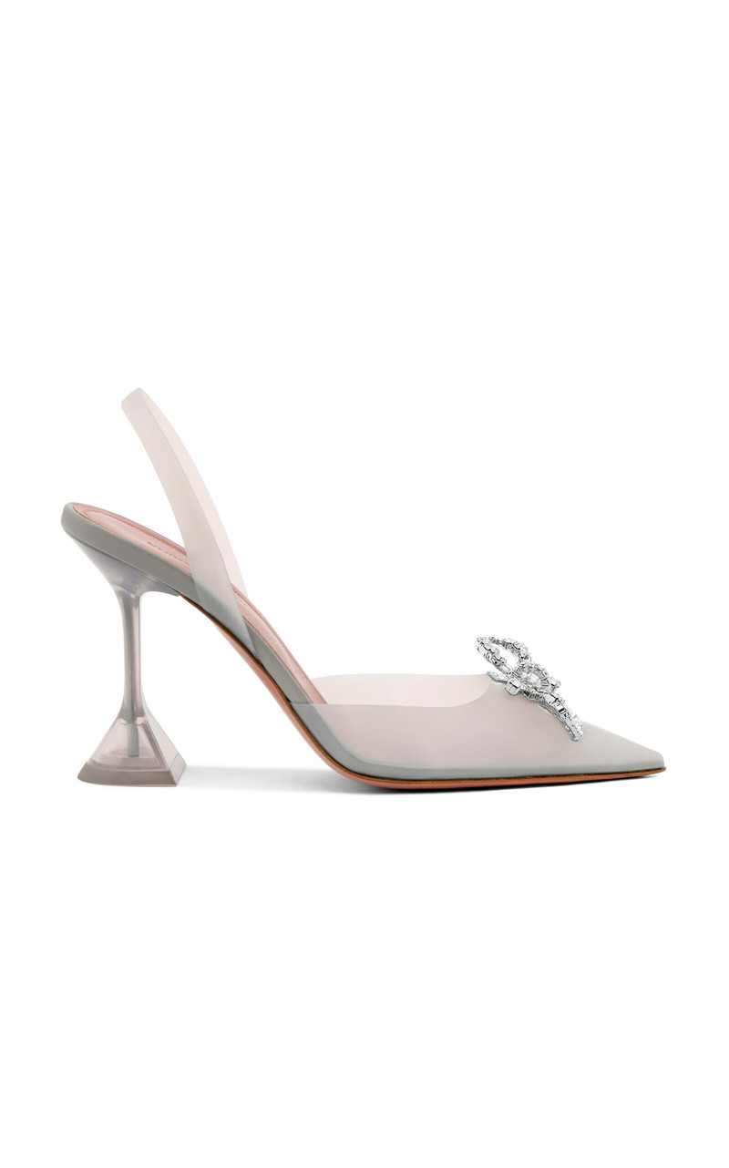 Rosie PVC Slingback Pumps grey - 1