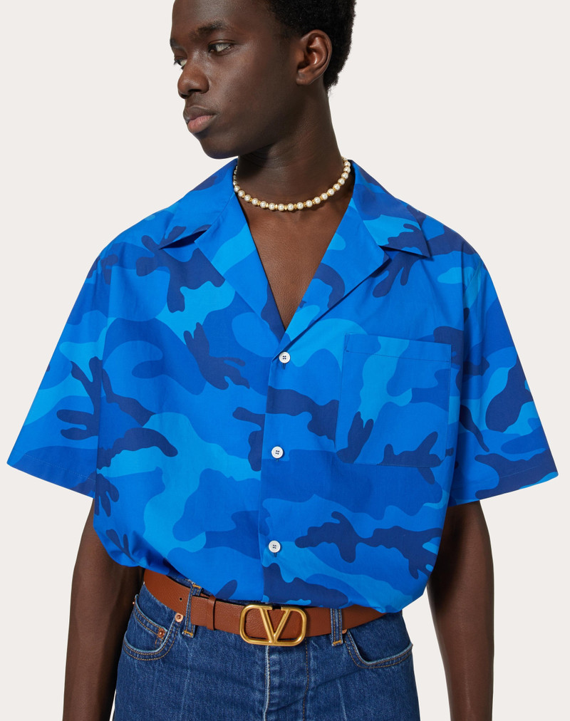 CAMOUFLAGE PRINT COTTON SHIRT 5