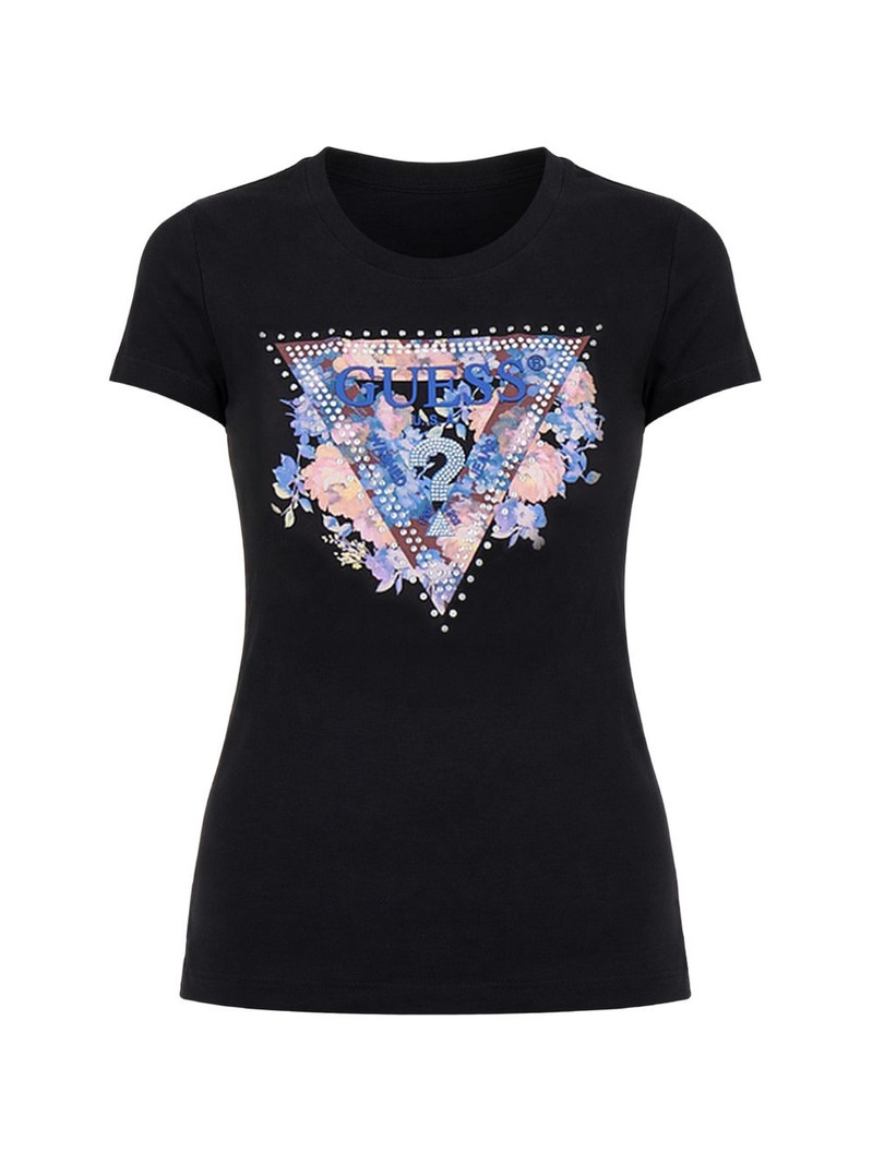 floral-print T-shirt 1