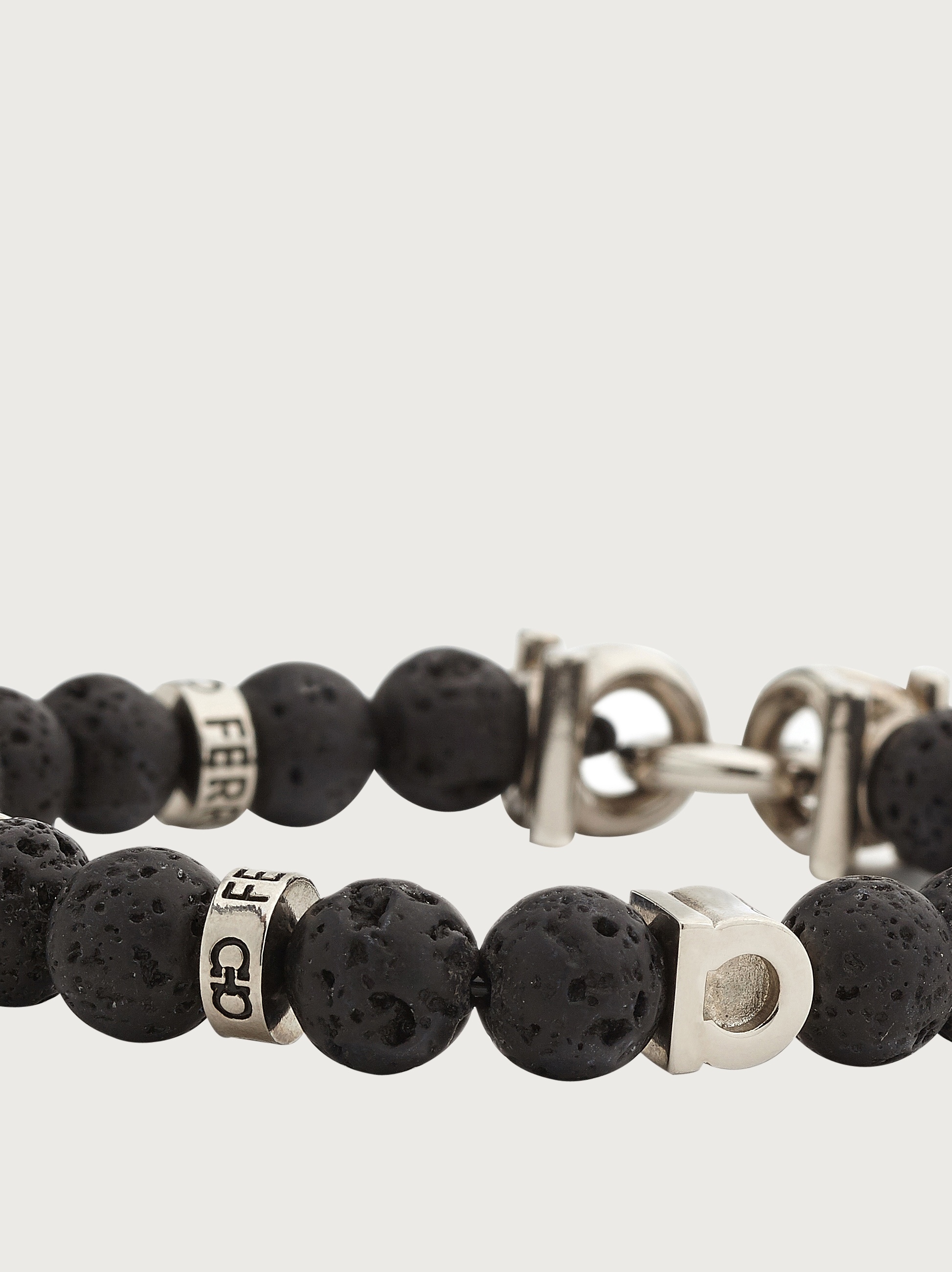 Elasticated bracelet with Gancini - size 17 - 2