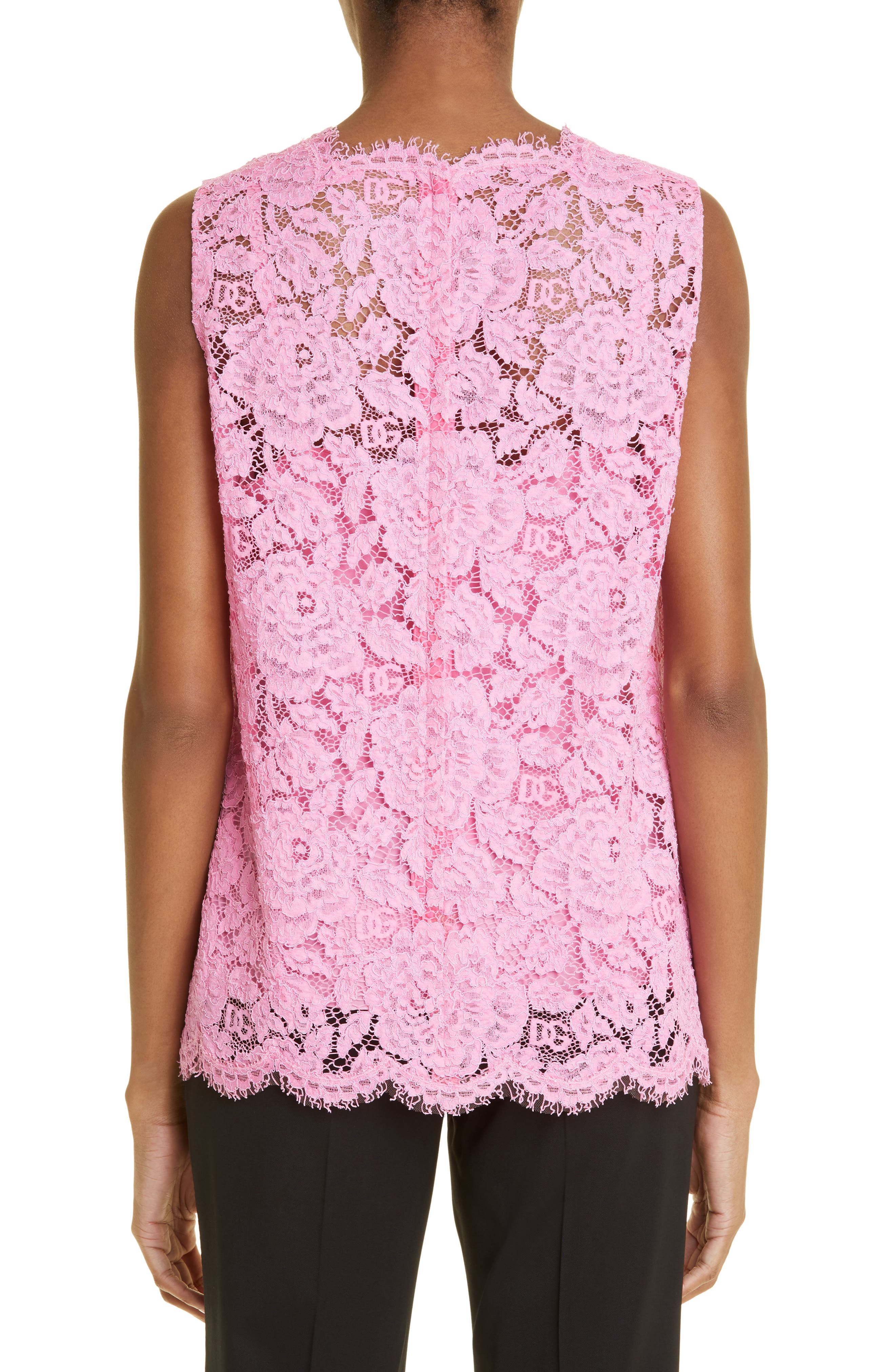 Branded Stretch Lace Top - 3