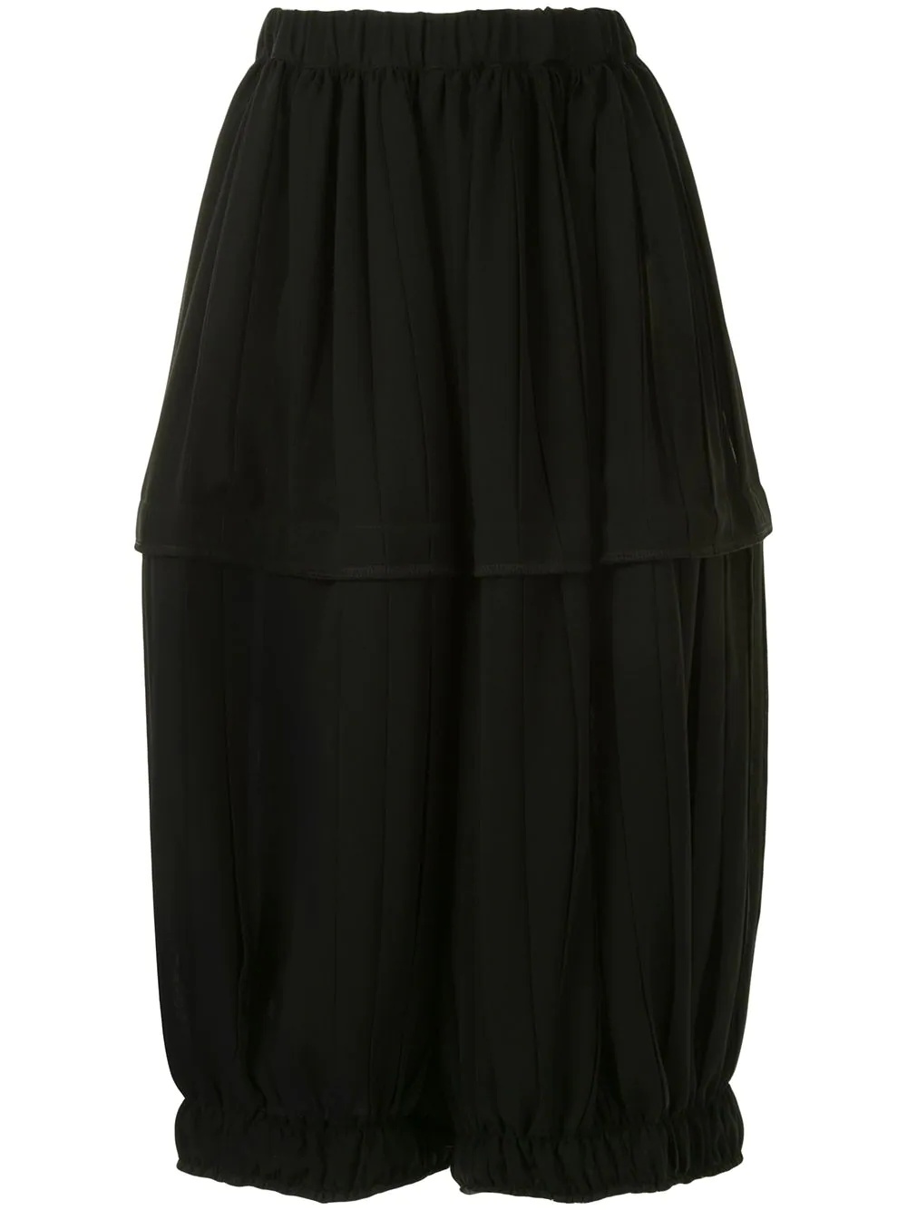 elasticated waist culottes - 1