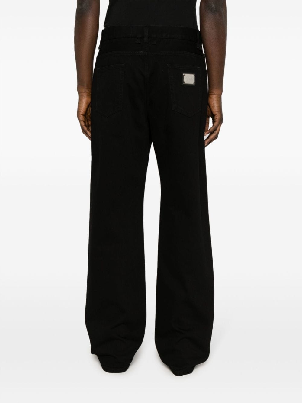 mid-rise straight-leg jeans - 4
