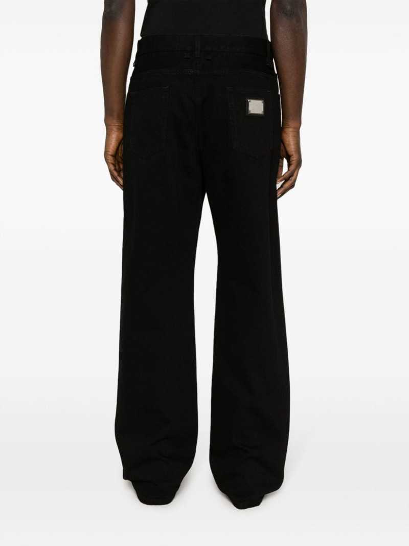 mid-rise straight-leg jeans 4