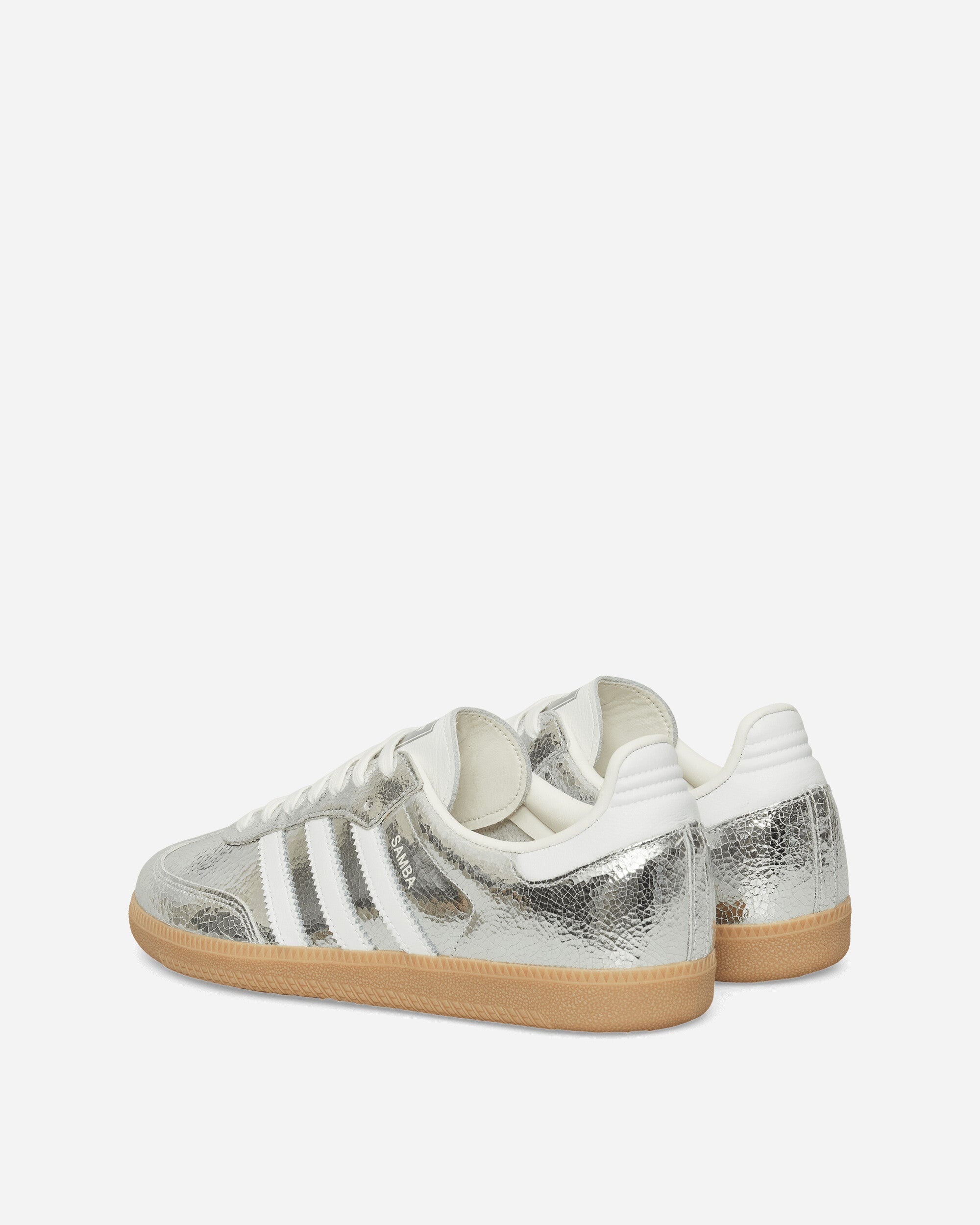 Women's Samba OG Sneakers Silver Metallic / Cloud White - 4