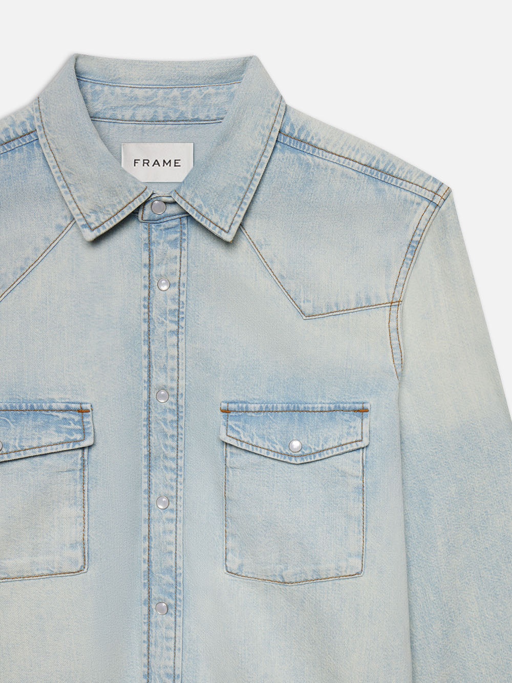 Western Denim Shirt in Alister - 2