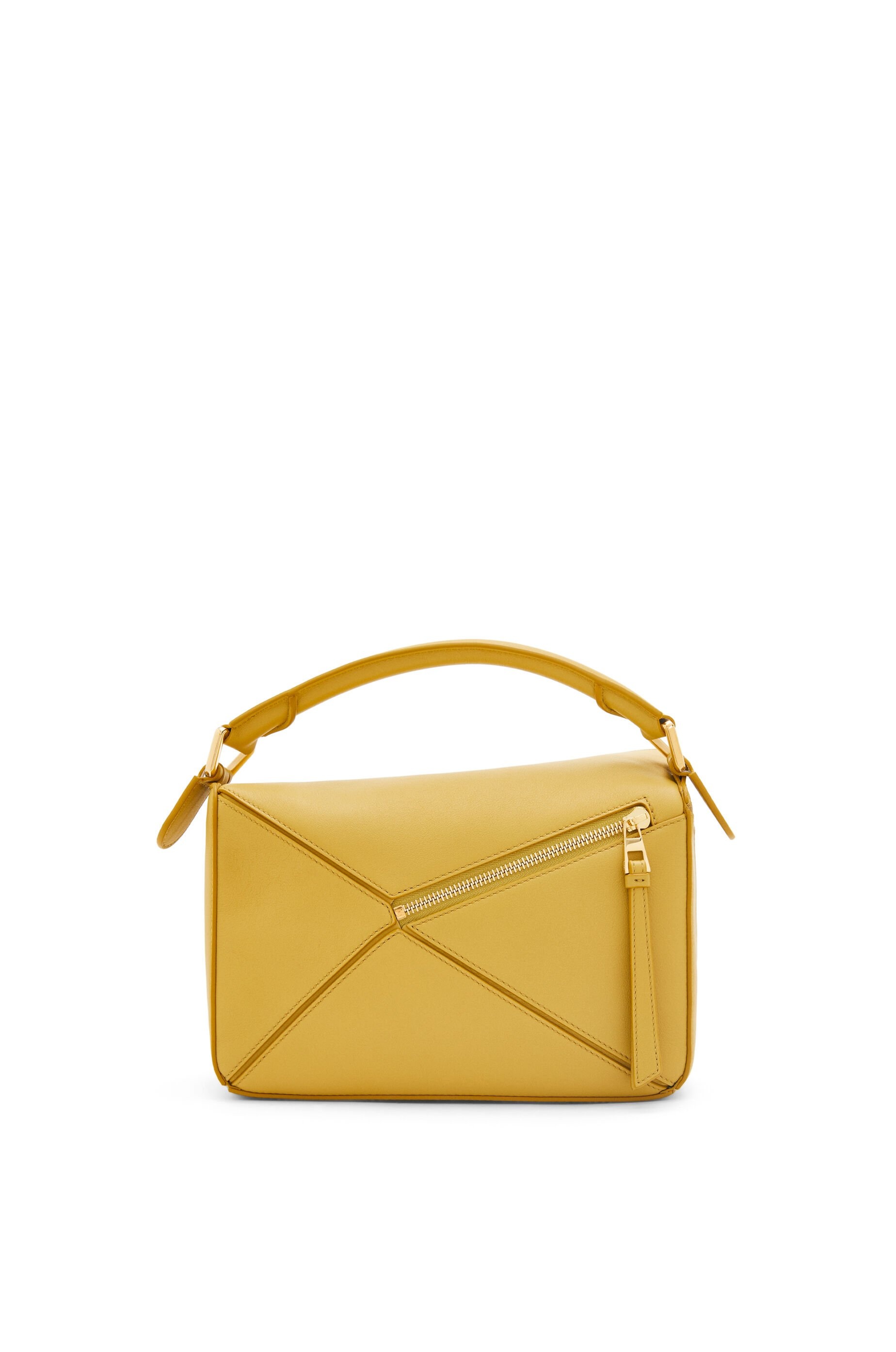 Mini Puzzle bag in classic calfskin Bright Ochre - LOEWE