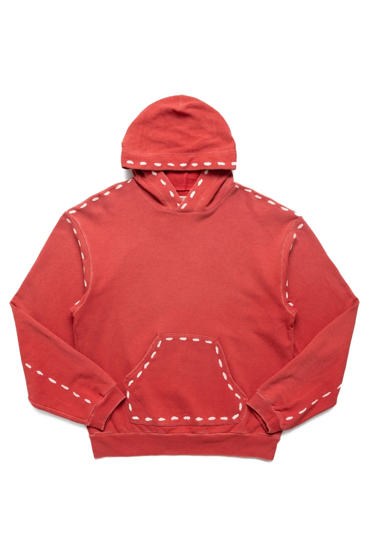 SWT Knit MARIONETTE Hoodie - Faded Red - 1